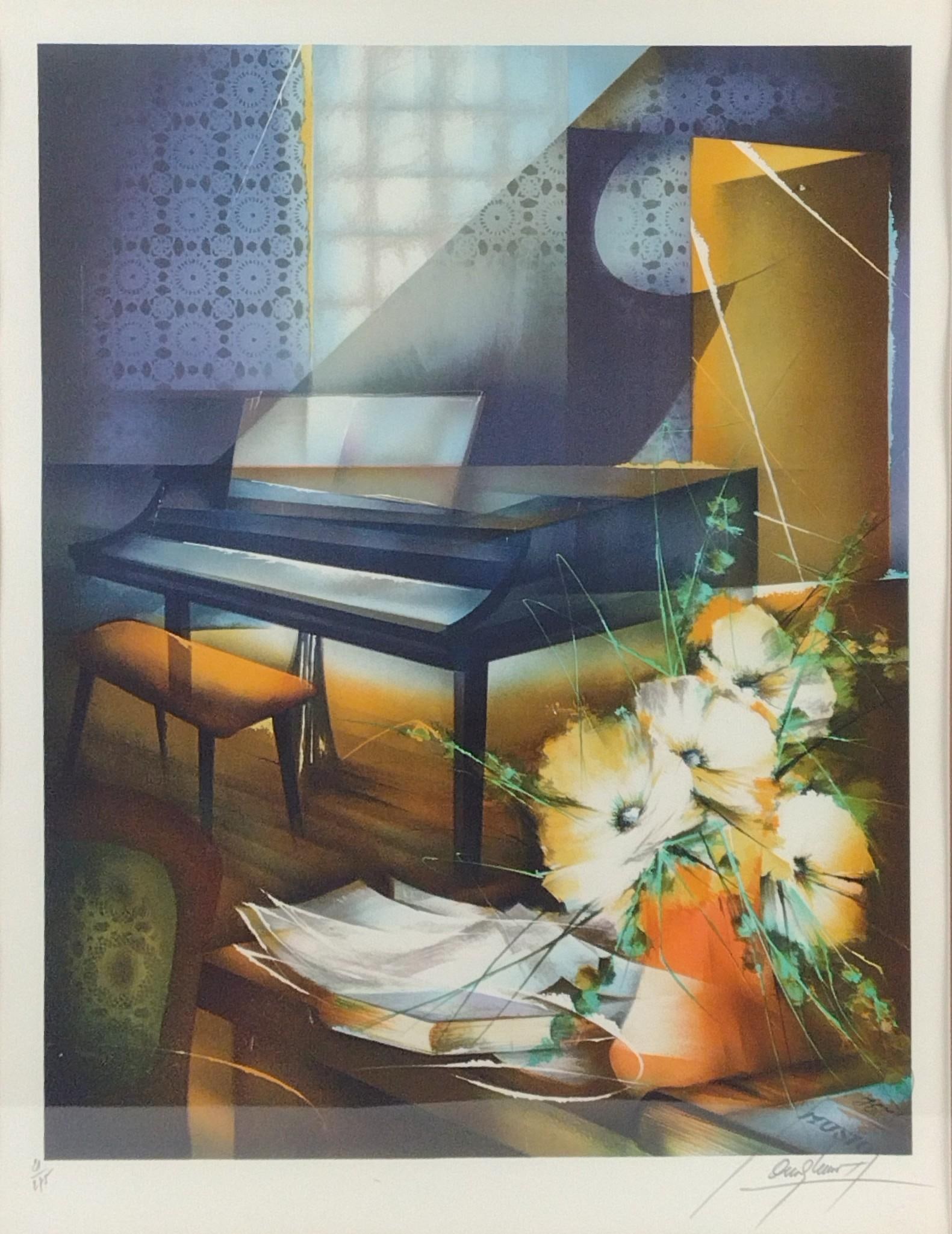 Raymond Poulet "Piano" Ltd Ed Print (1 of 5)
