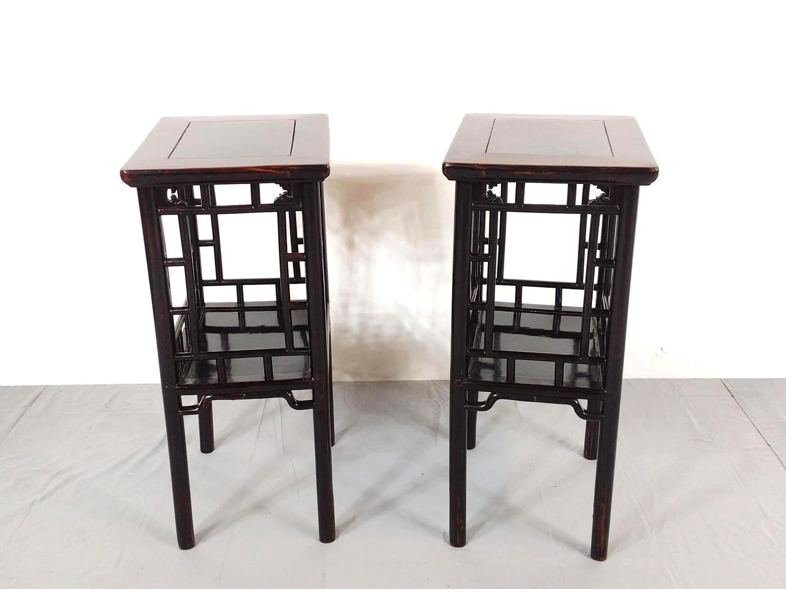 Pair Of Asian Plant Stands (1 of 8)