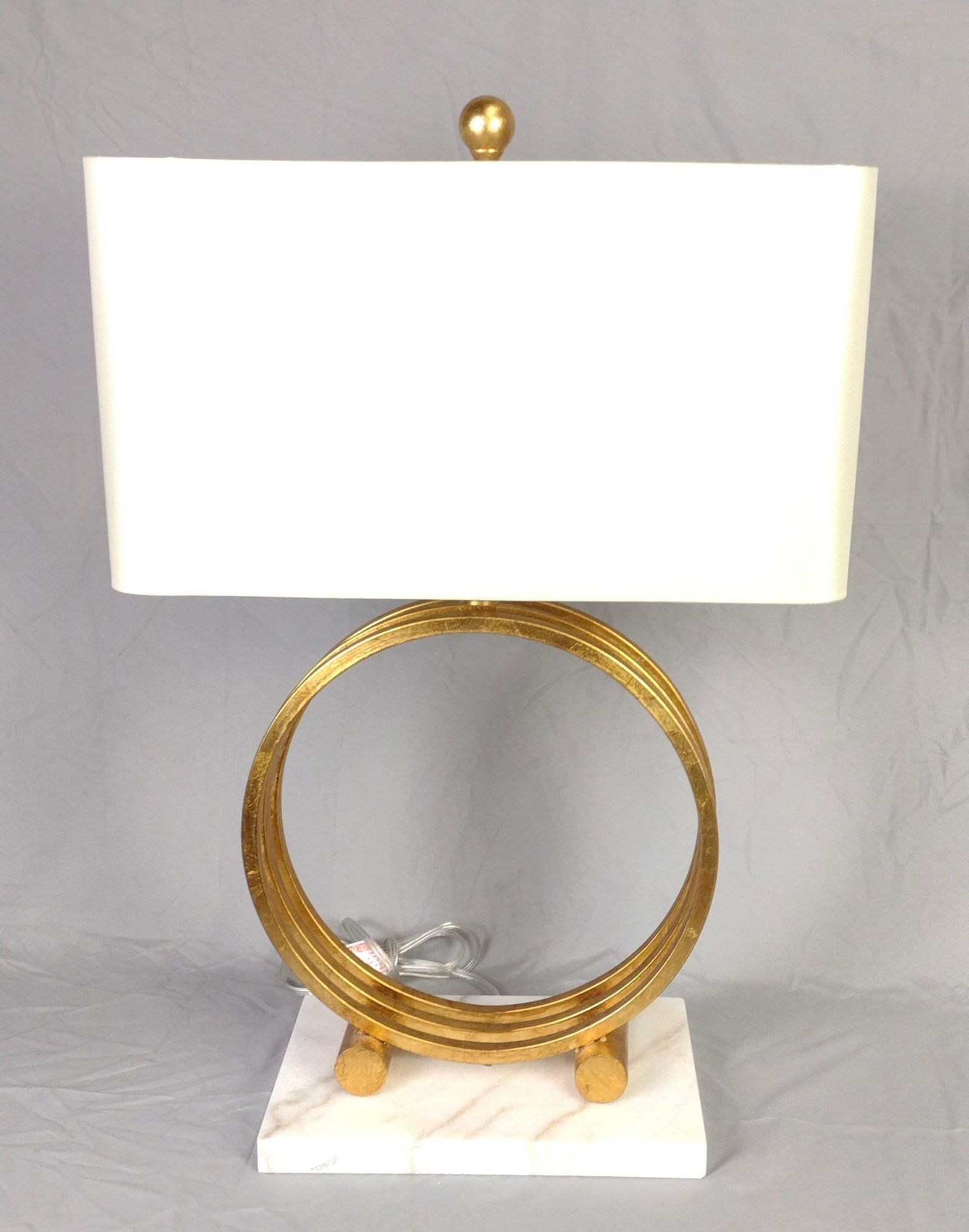 Modernist Lamp with Marble Base (1 of 4)