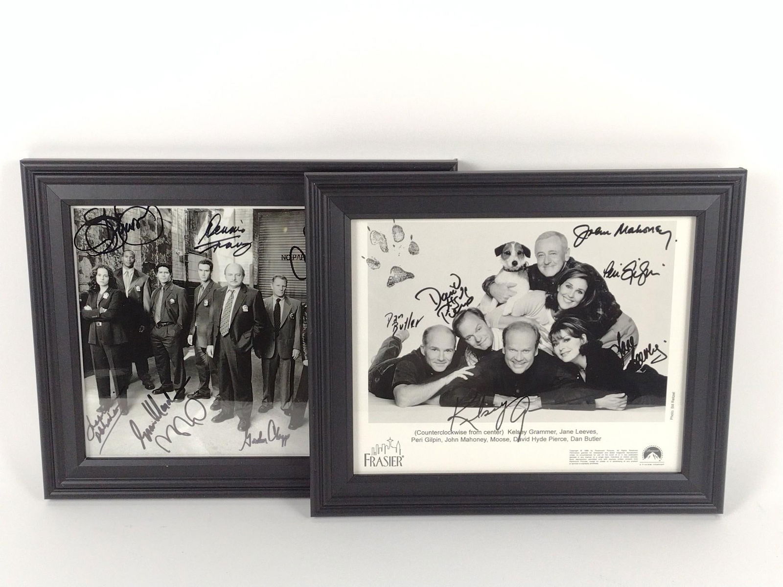 2 TV Show Cast Autographs incl NYPD Blue (1 of 4)