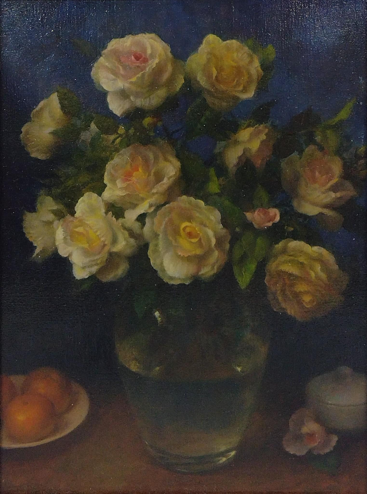 John Collins Russell Floral Still Life Painting (1 of 3)