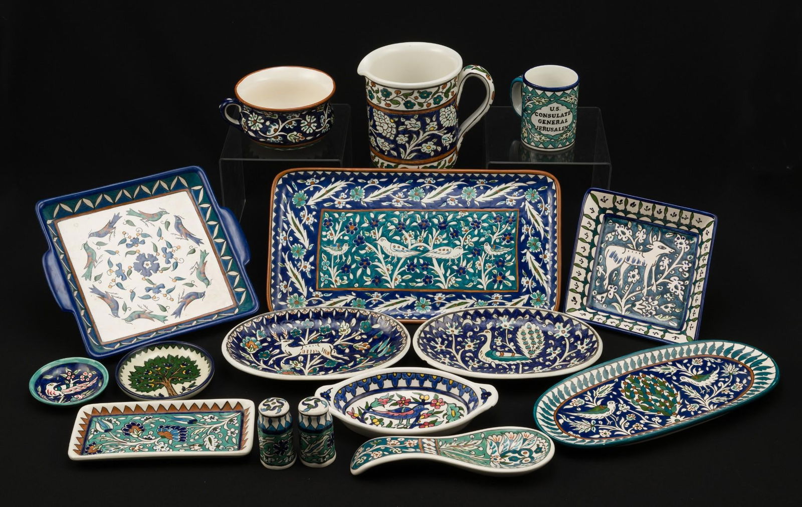 15 Pcs Sandrouni Armenian Ceramics (1 of 14)