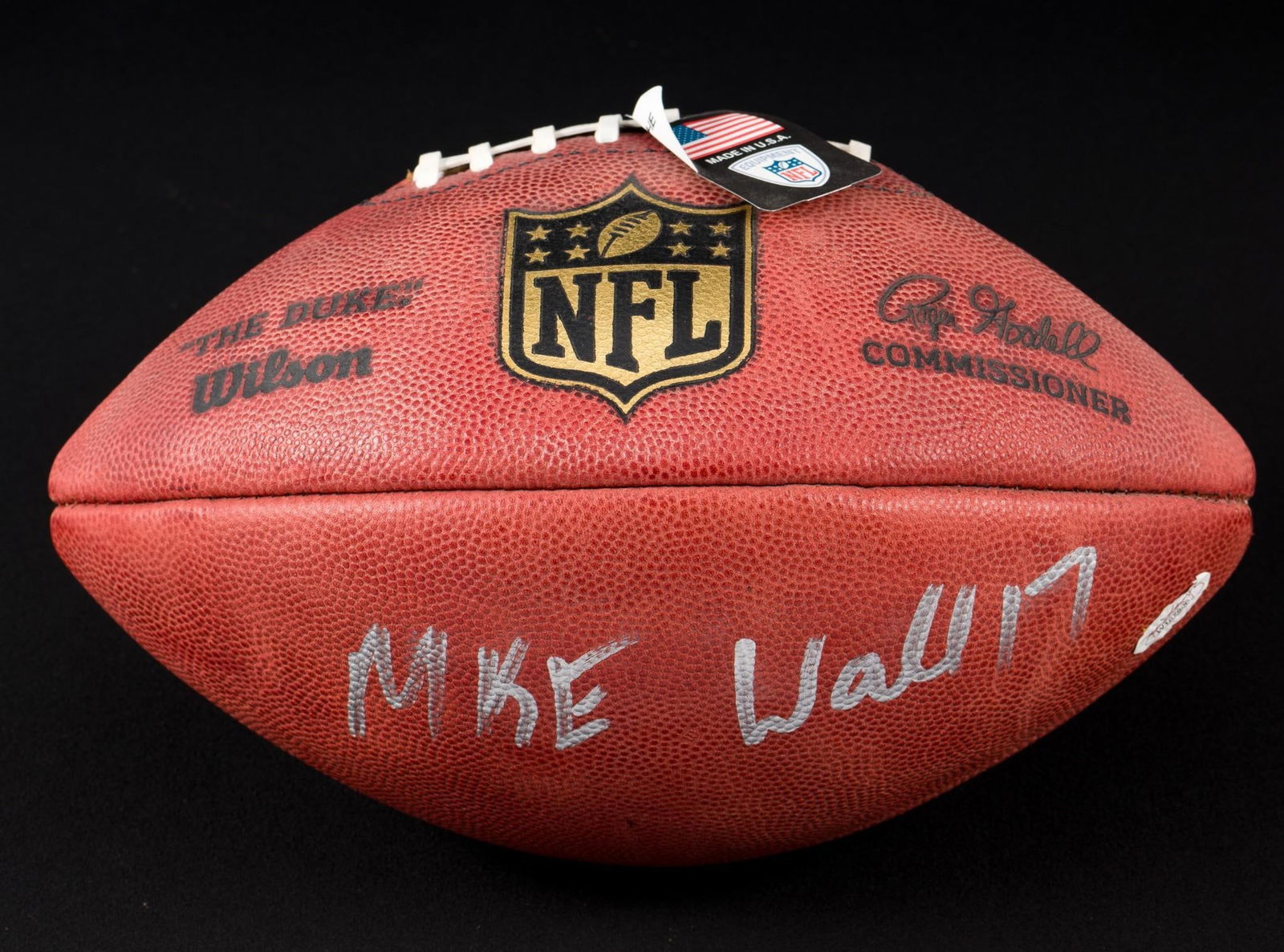 Mike Wallace Autographed Football (1 of 4)