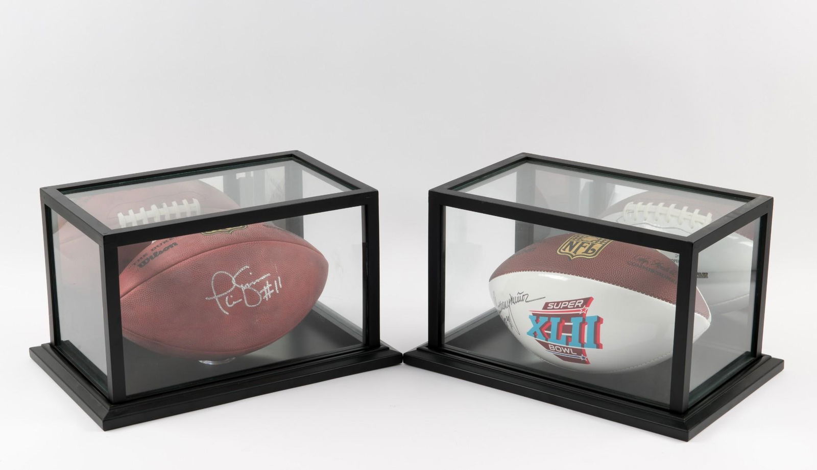 2 Autographed Footballs incl Phil Simms and Anthony Munoz (1 of 7)