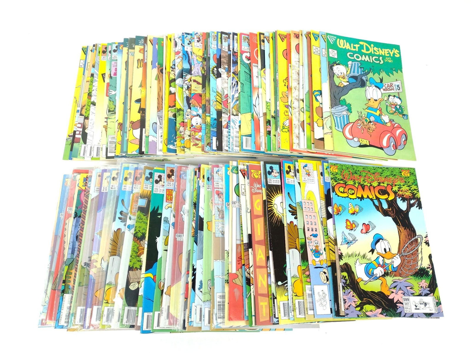 100 Disney Comic Books incl Chip 'N' Dale: Various publication years.