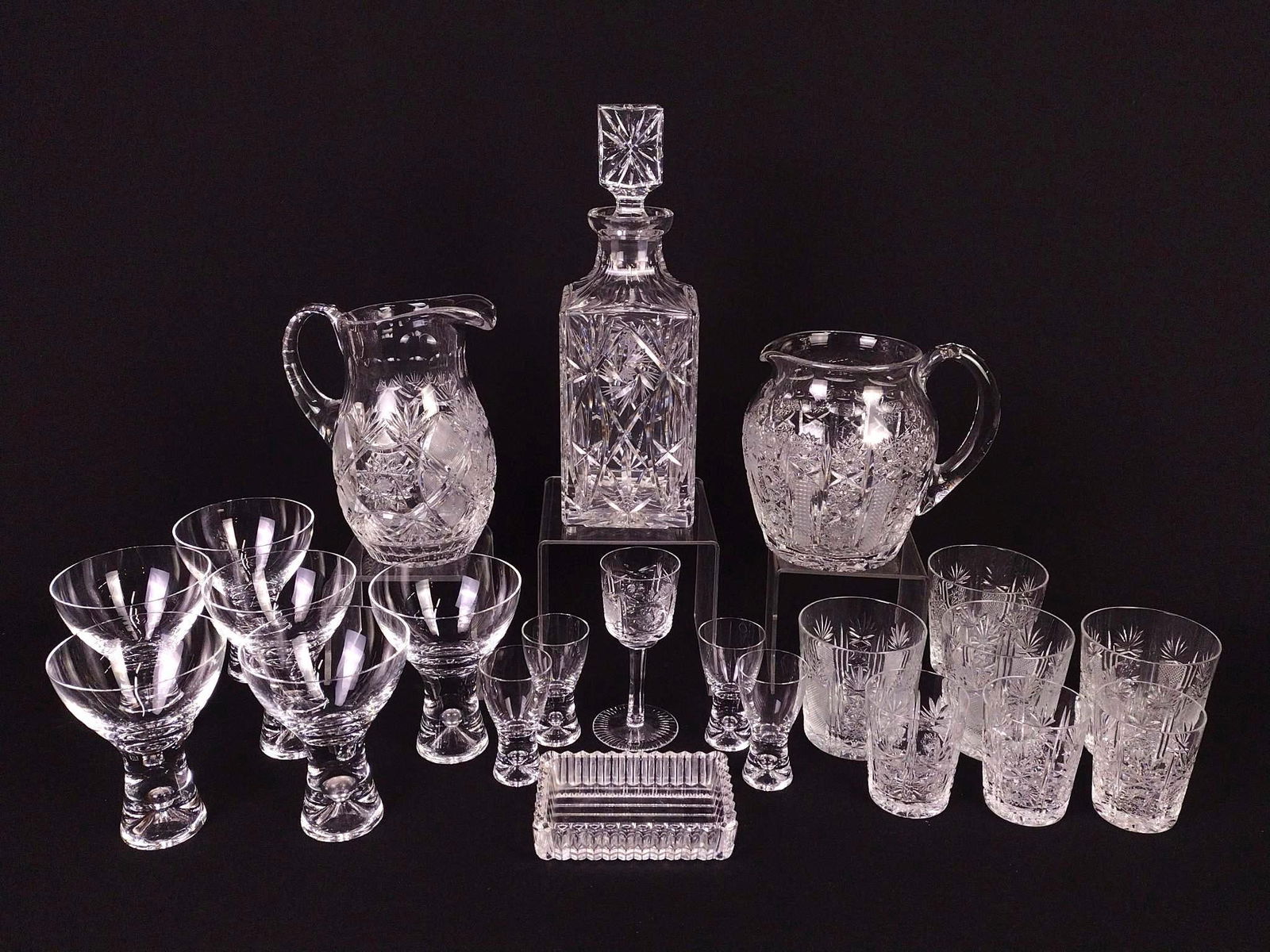 22 Pcs Glassware incl Cut (1 of 9)