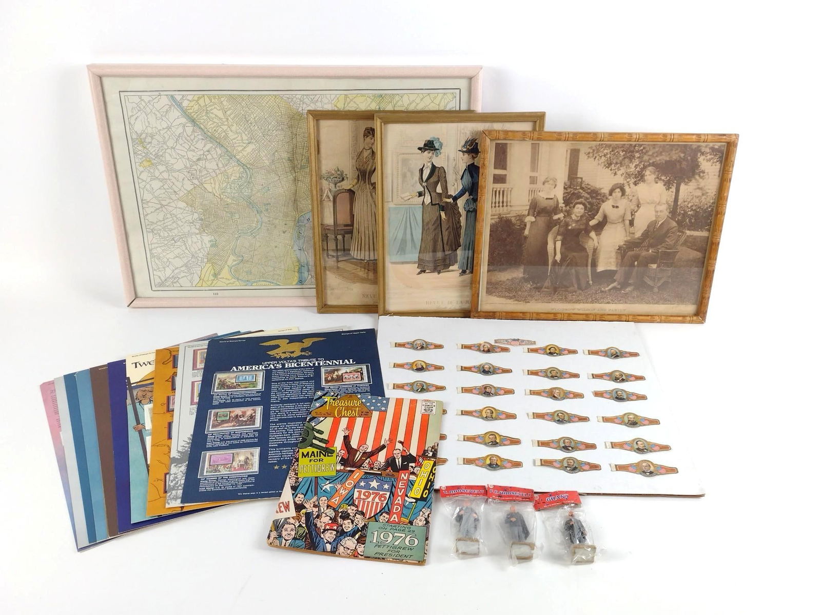 20 Pcs Vintage Ephemera incl Political Cigar Bans (1 of 14)