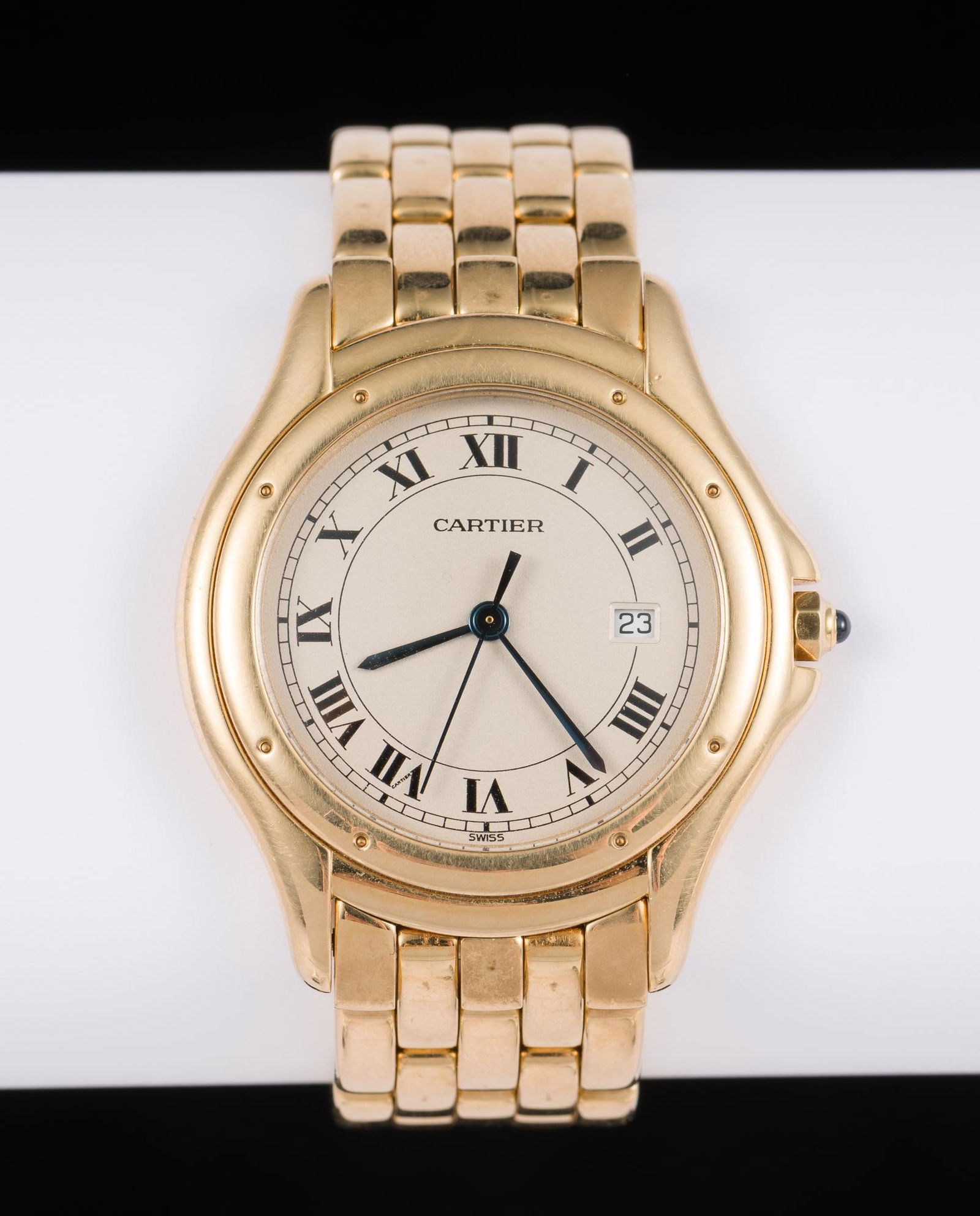 18K Gold Cartier Cougar Quartz Watch (1 of 5)