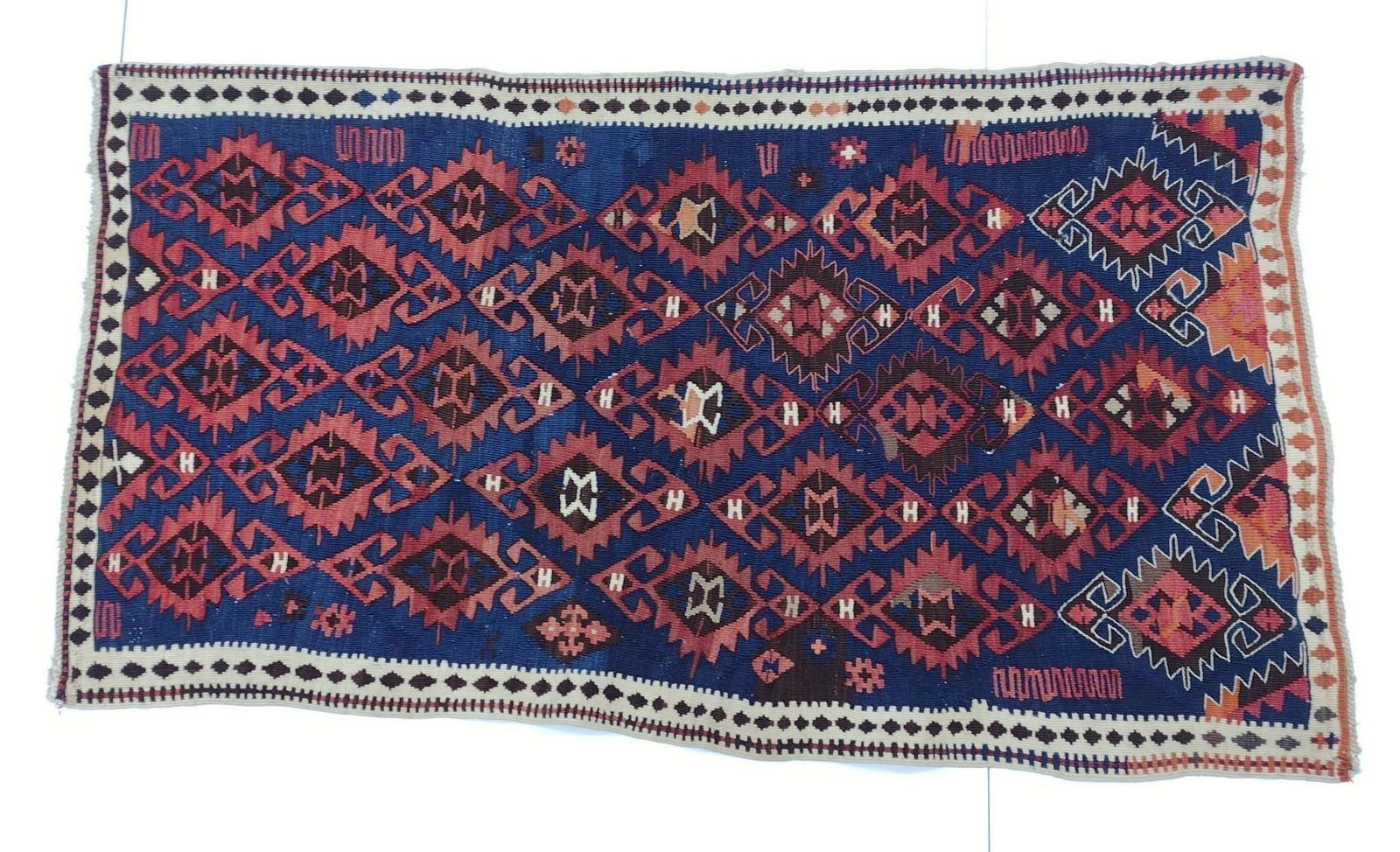 Red and Blue Area Rug (1 of 4)