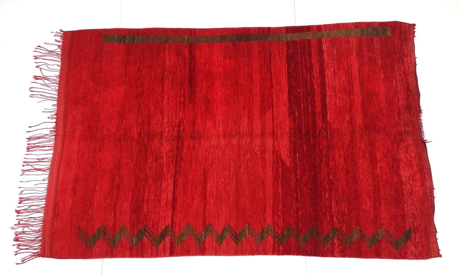 Red Tribal Room Size Rug (1 of 6)