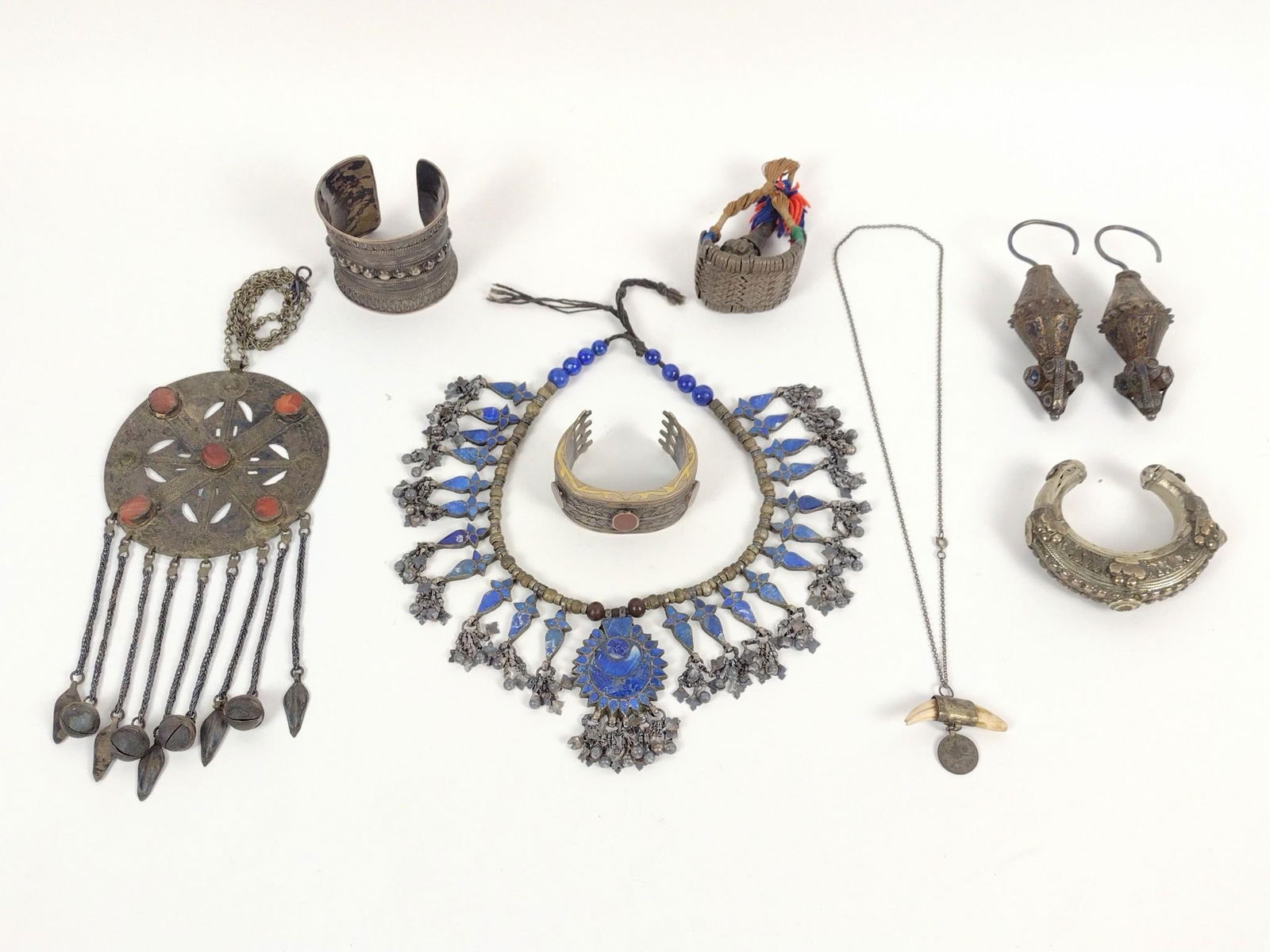 Grouping of Middle Eastern Jewelry incl Yemenite (1 of 17)