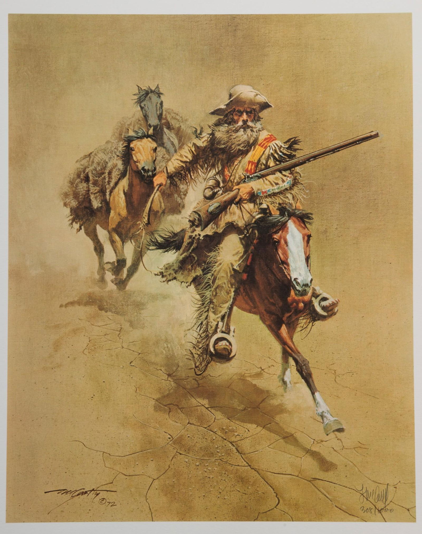 Frank McCarthy "An Old-Time Mountain Man" Ltd Ed Print (1 of 6)