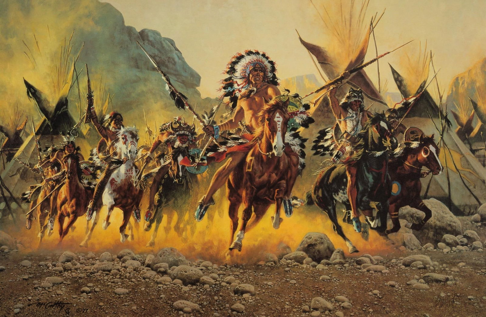 Frank McCarthy "To Battle" Ltd Ed Print (1 of 5)