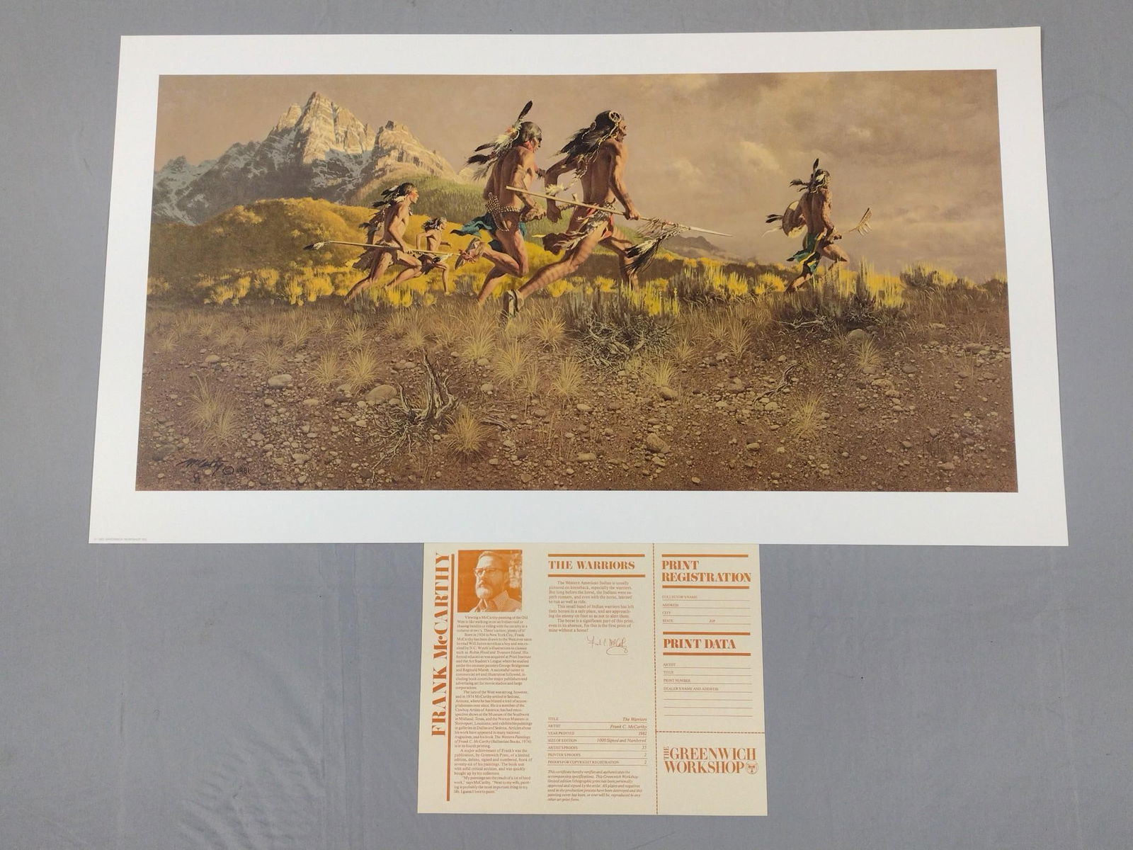 Frank McCarthy "The Warriors" Ltd Ed Print (1 of 5)
