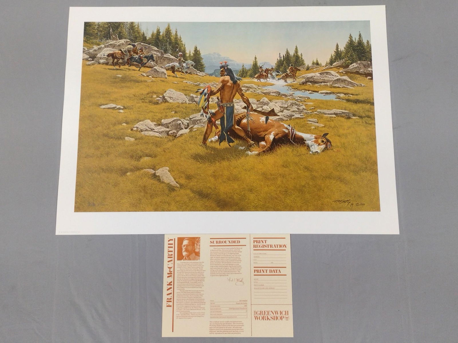 Frank McCarthy "Surrounded" Ltd Ed Print (1 of 5)