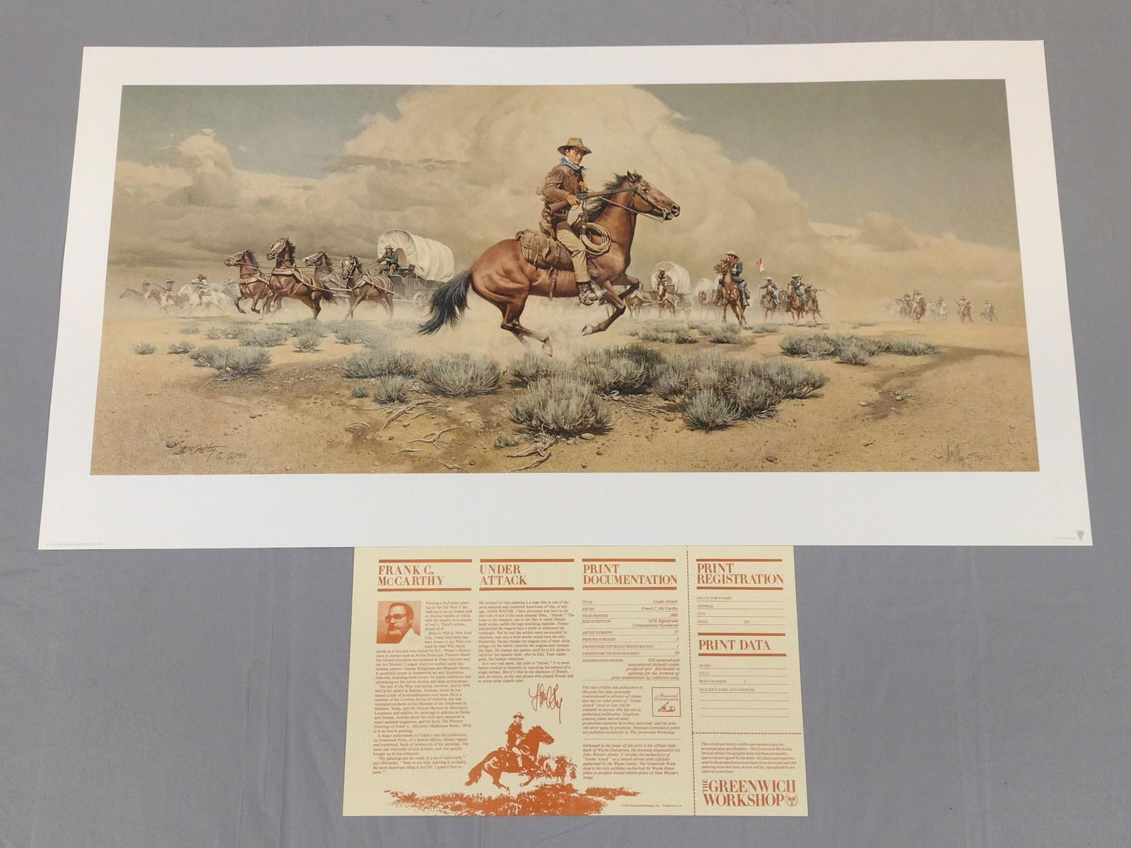 Frank McCarthy "Under Attack" Ltd Ed Print (1 of 4)
