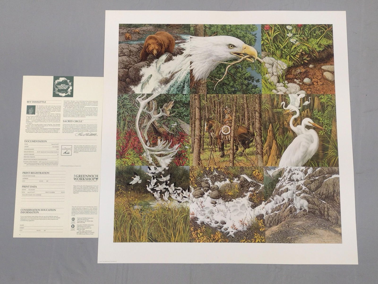 Bev Doolittle "Sacred Circle" Ltd Ed Print (1 of 3)