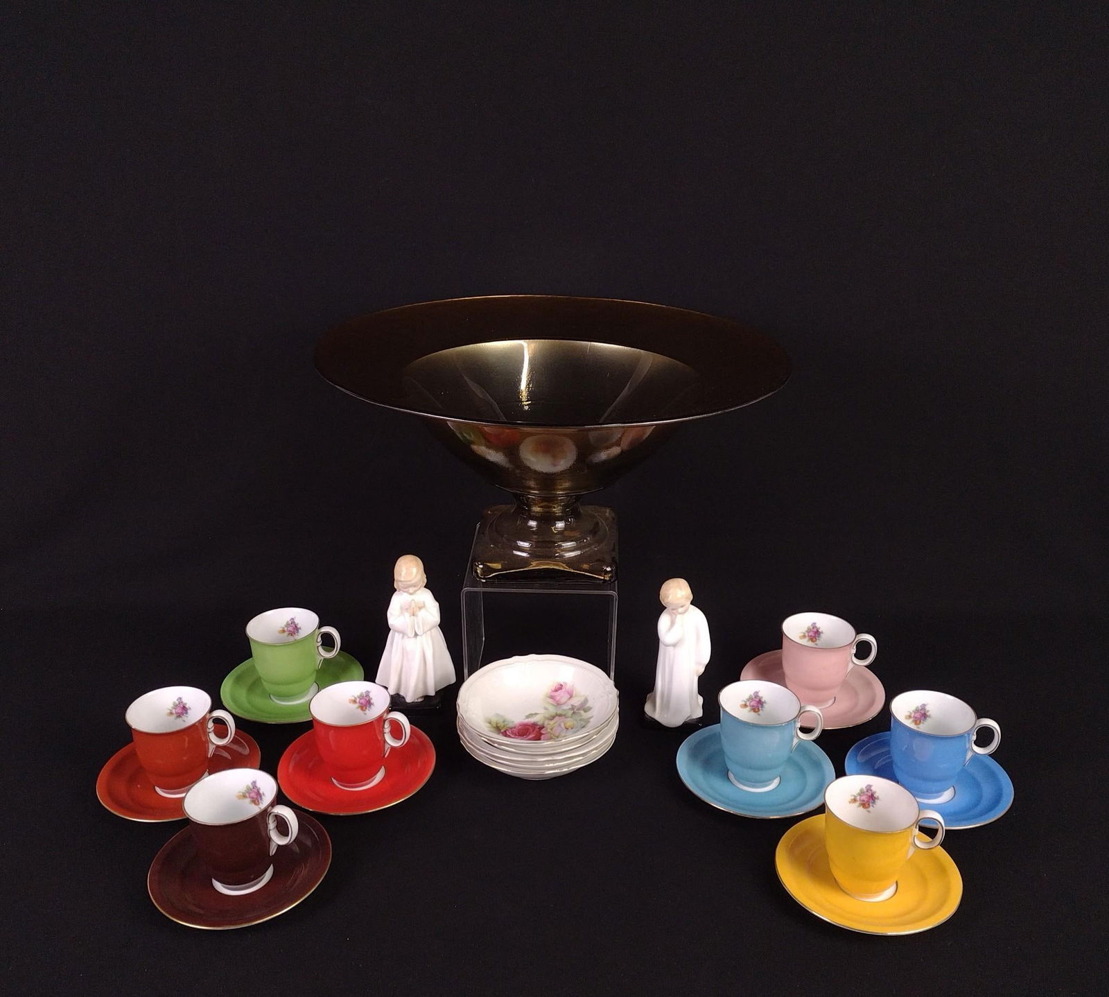 23 Ceramics and Spanish Glass Bowl incl Royal Doulton (1 of 11)