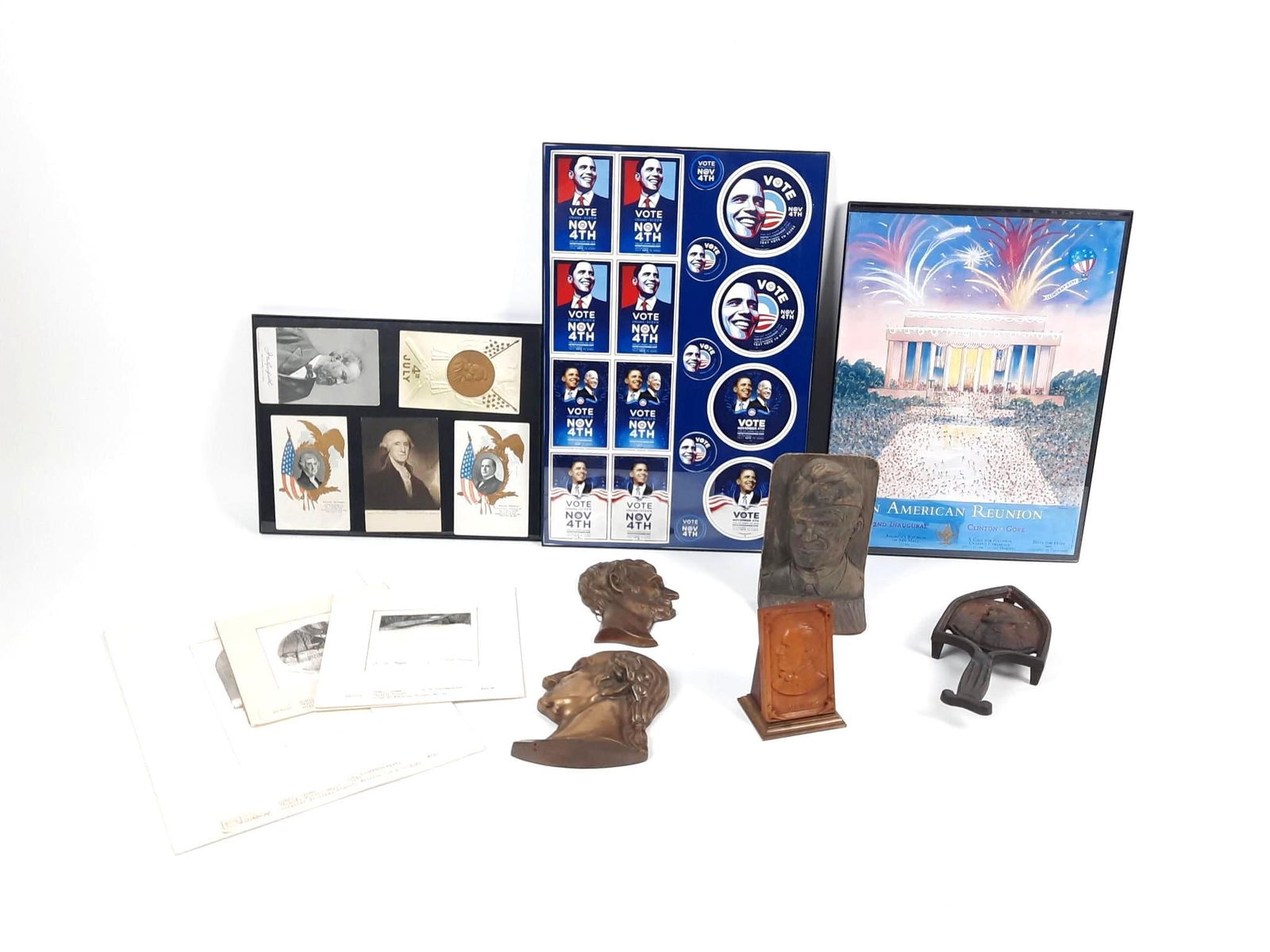 10 Pcs Presidential and 3 James A Shell Etchings (1 of 16)