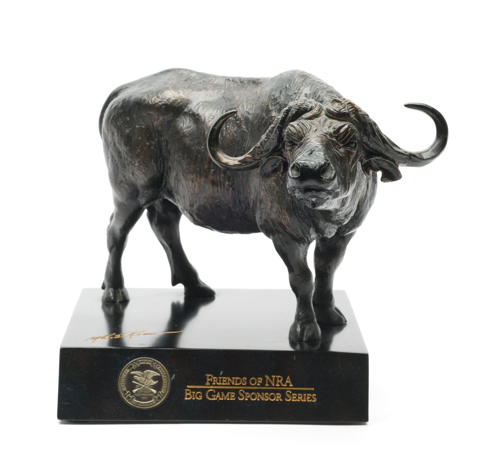 Friends of NRA Cape Buffalo Resin Statue (1 of 5)