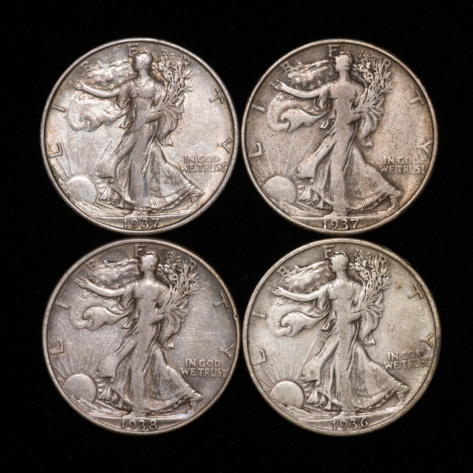 Better Date Walking Liberty Silver Half Dollars (1 of 2)