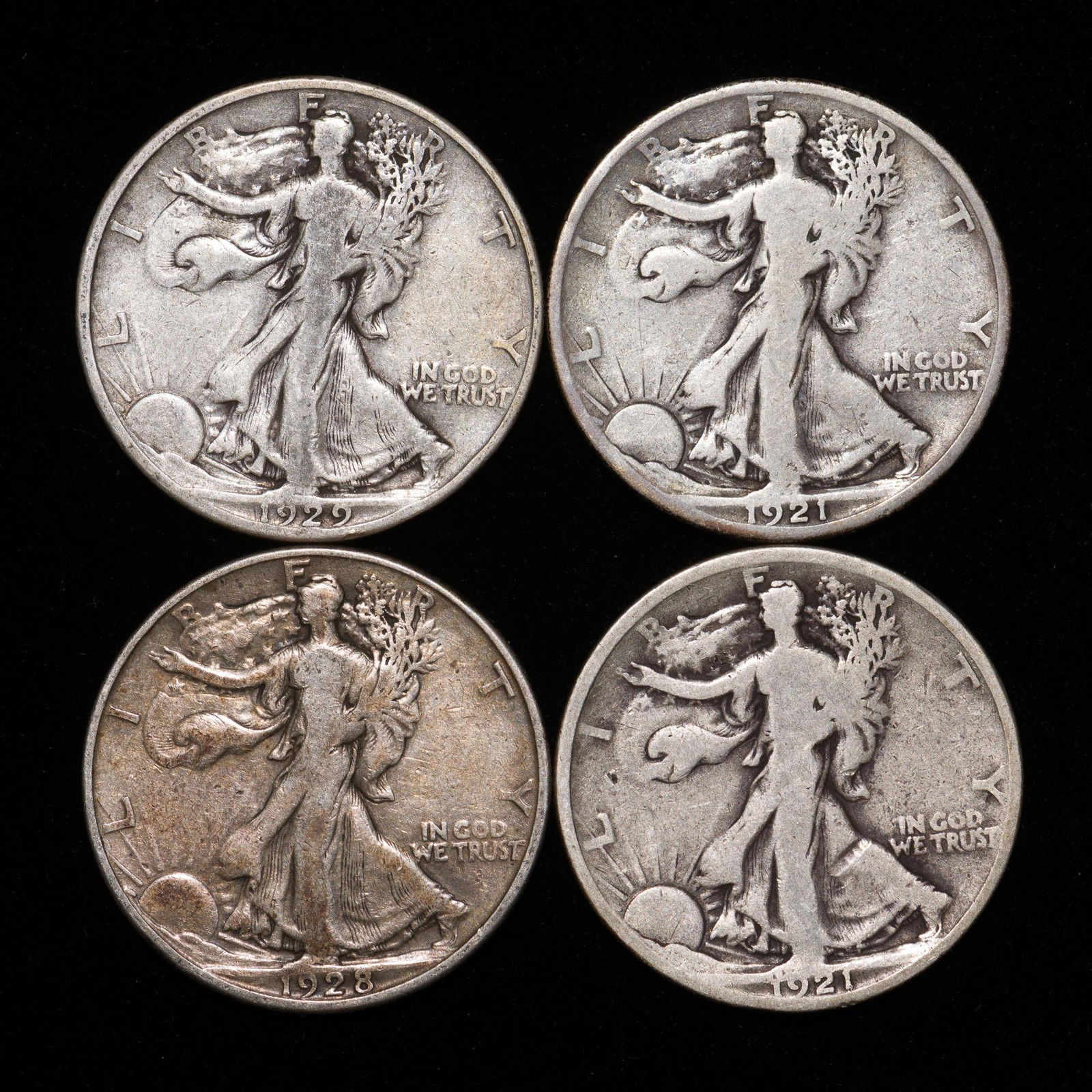 Better Date Walking Liberty Silver Half Dollars (1 of 2)