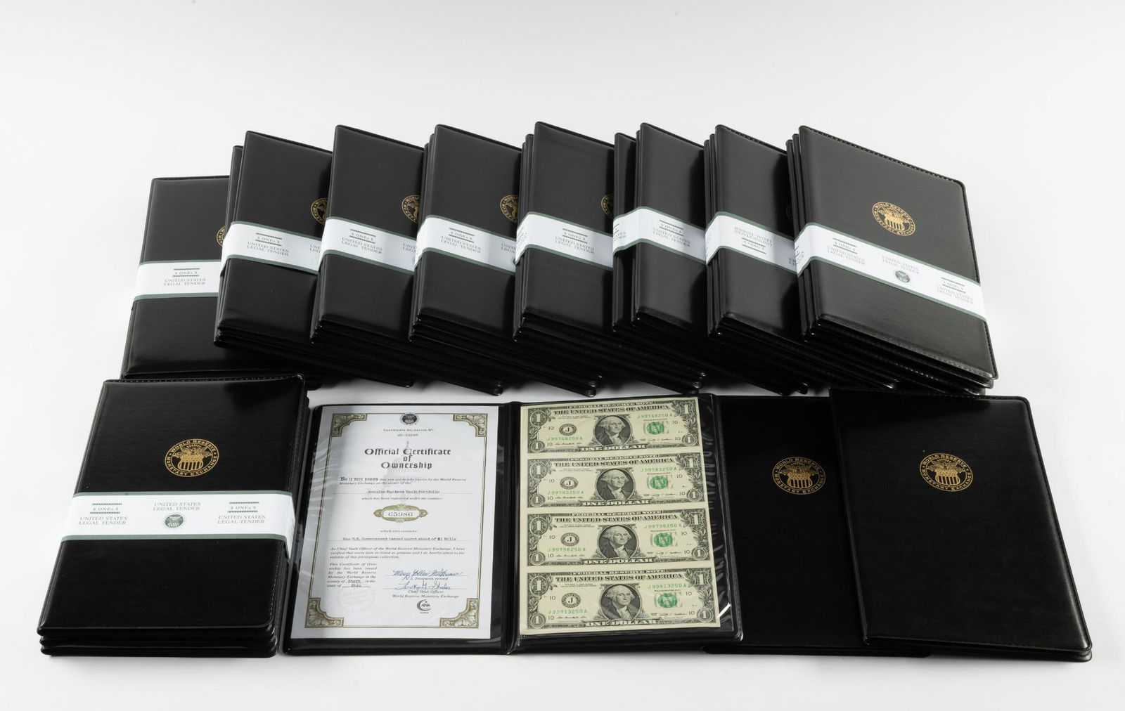 10 Sets of 3 Books Uncut $1 One Dollar Bills 2009 (1 of 2)