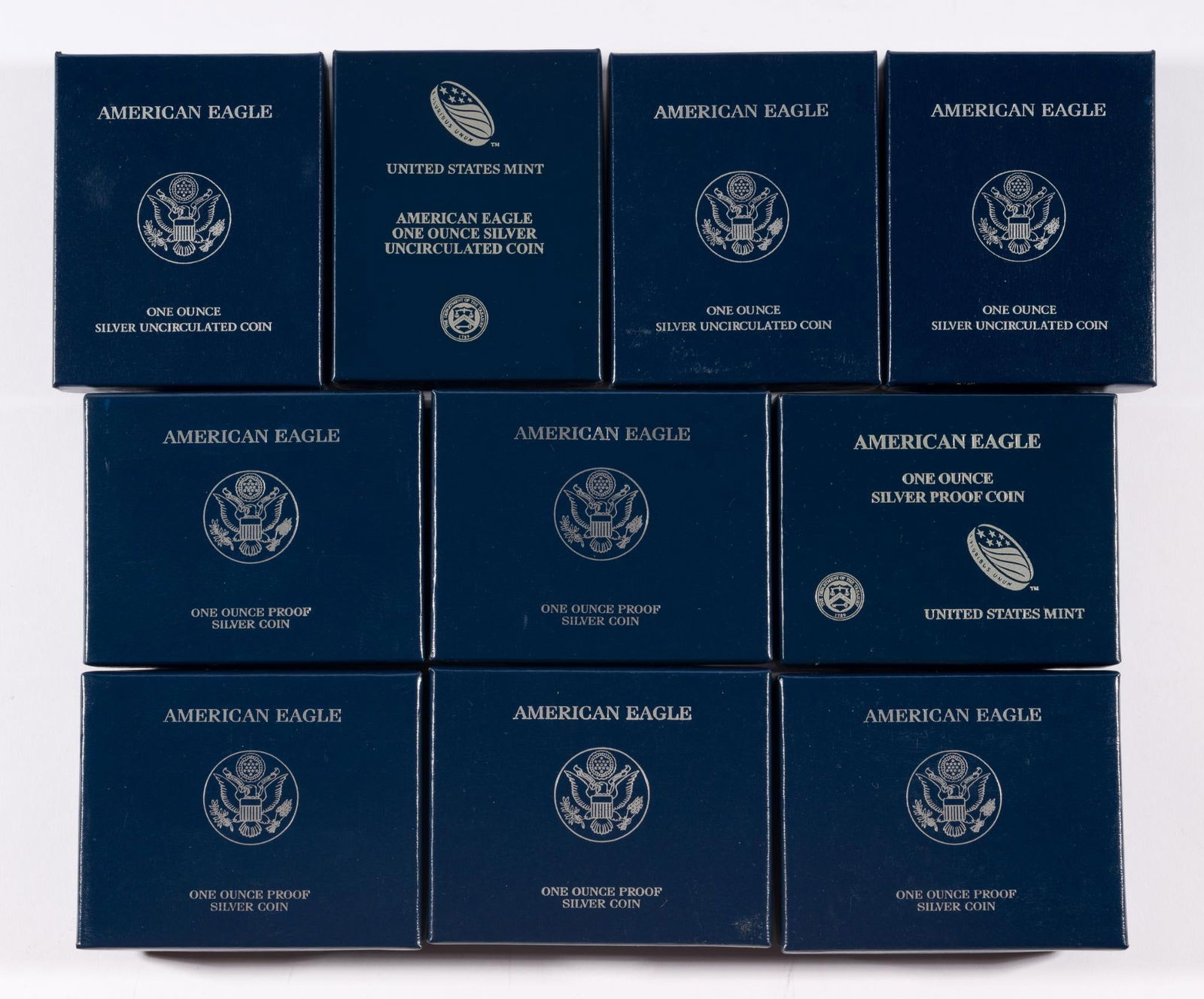 12 American Eagle Silver Dollars (1 of 5)