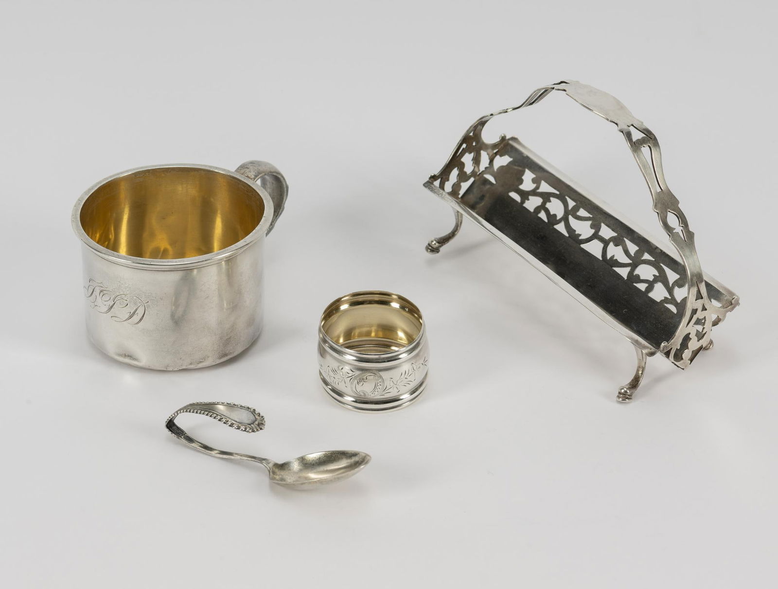 4 Pcs Sterling Silver (1 of 10)