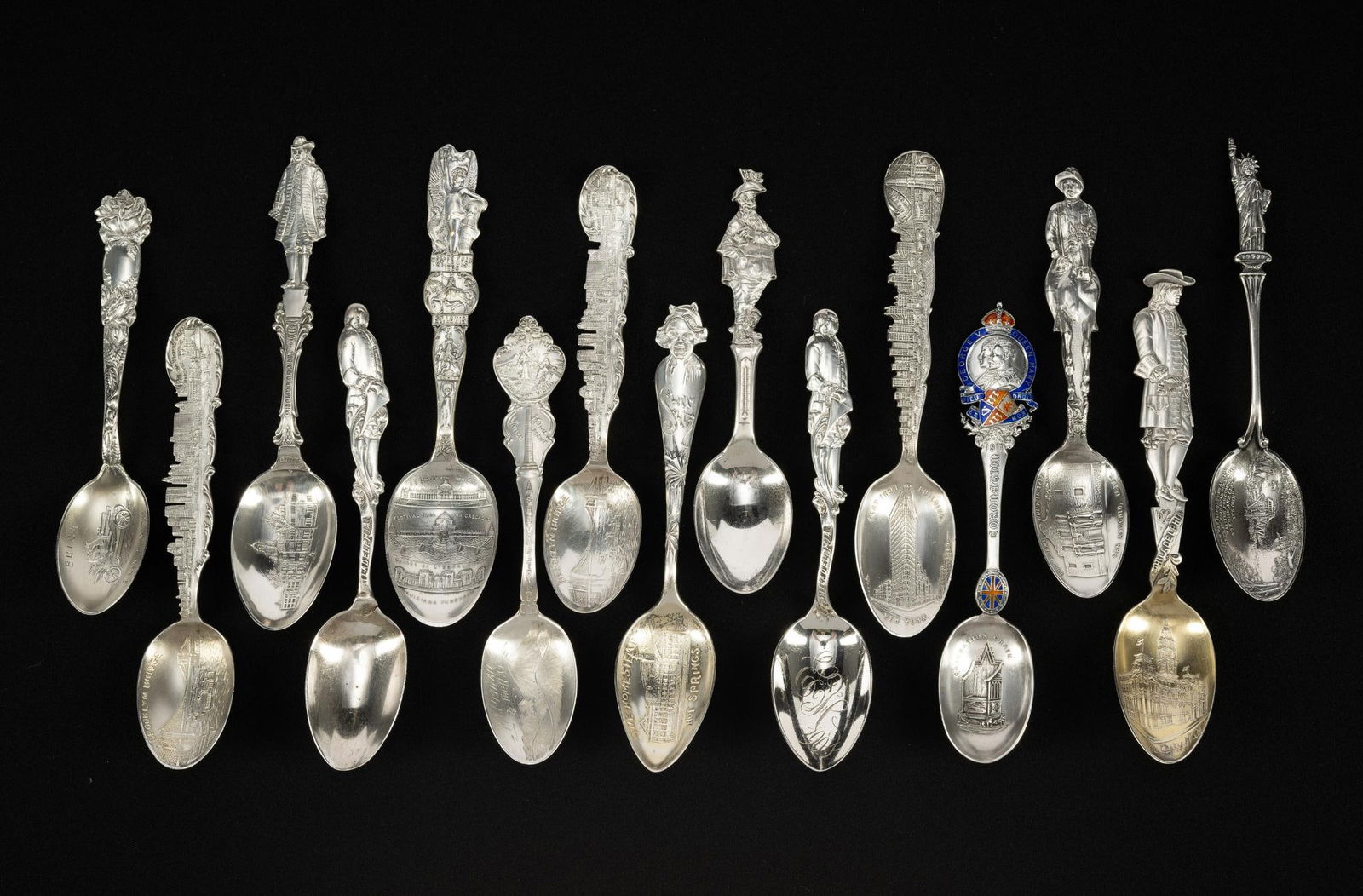 15 Sterling Silver Souvenir Spoons (1 of 4)