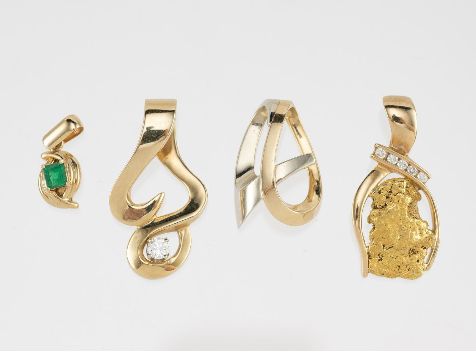 4 Gold Enhancers incl 10K 14K 18K 24K (1 of 9)