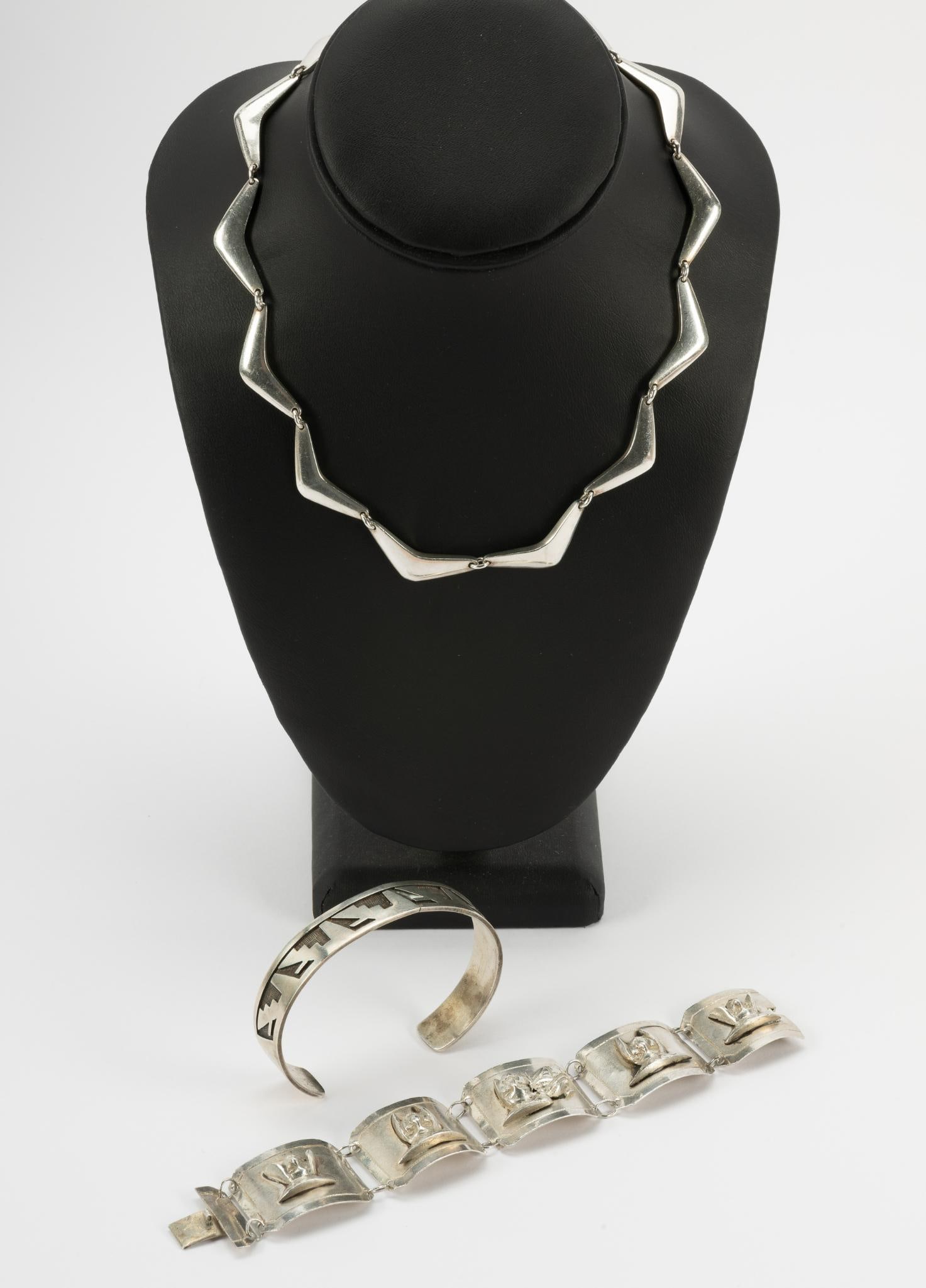 Four Sterling Silver Jewelry Items (1 of 7)