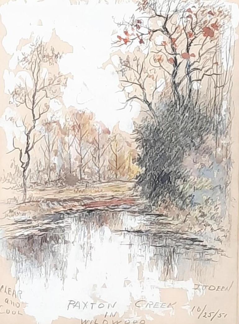 Ira Deen "Paxton Creek in Wildwood" Harrisburg PA Multi-Media (1 of 3)