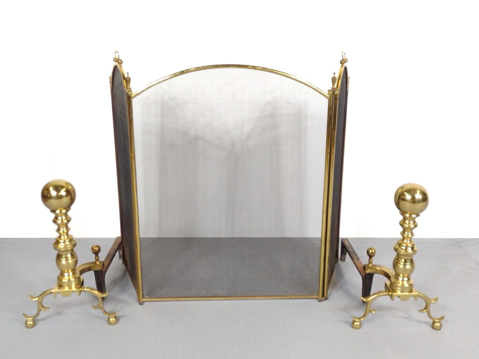 Andirons & Fire Place Screen (1 of 9)