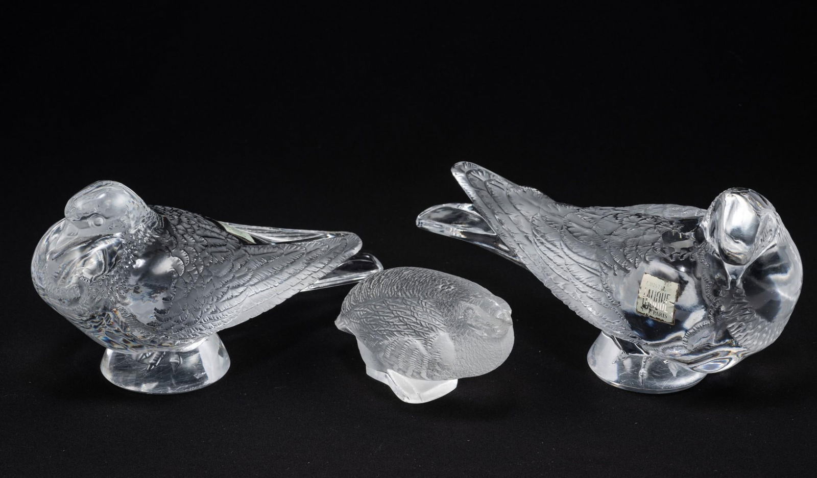 3 Lalique Bird Figurines (1 of 15)