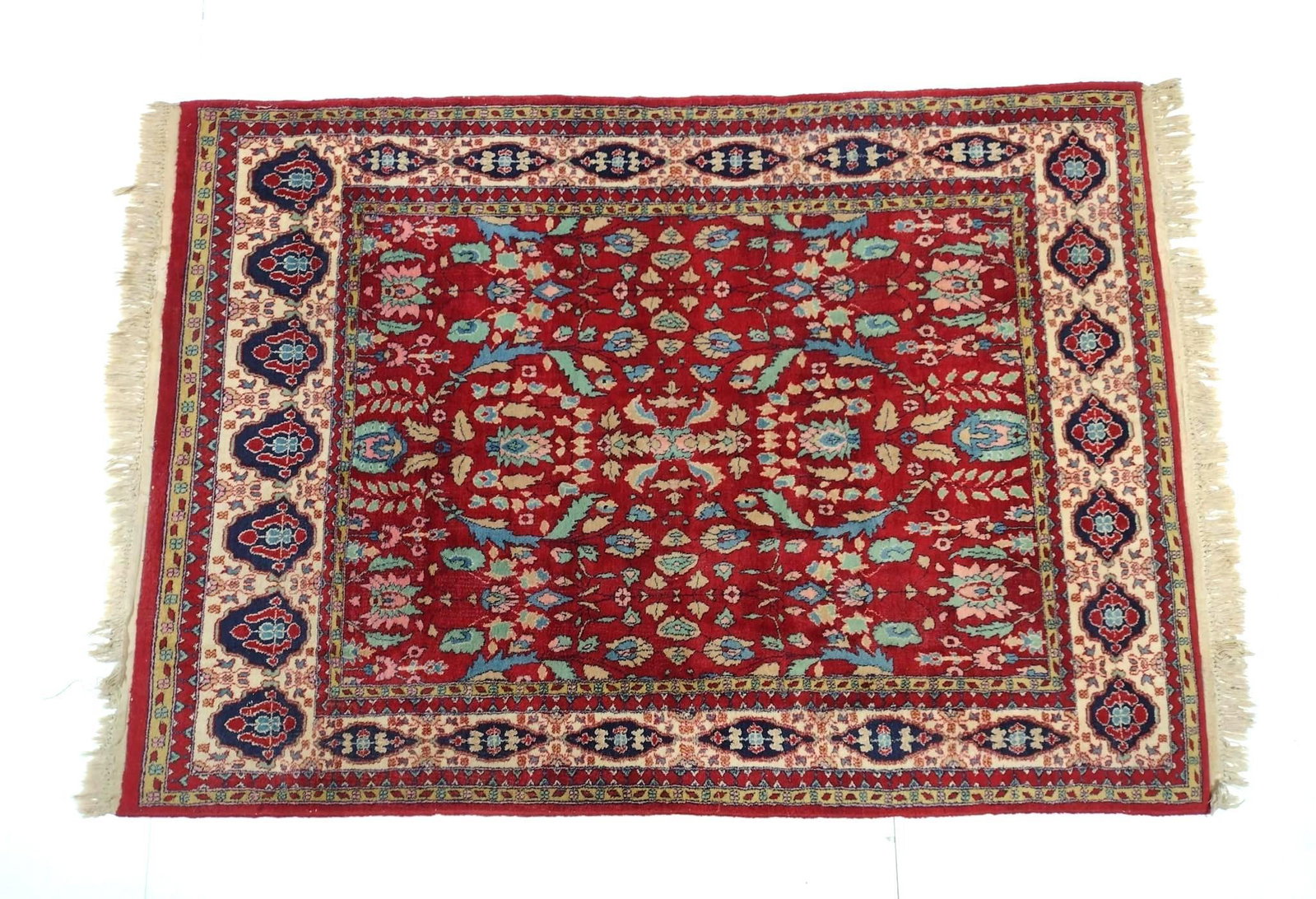 Persian Style Area Rug: NOT ELIGIBLE FOR IN-HOUSE SHIPPING. 5'11" long X 4'2" wide.