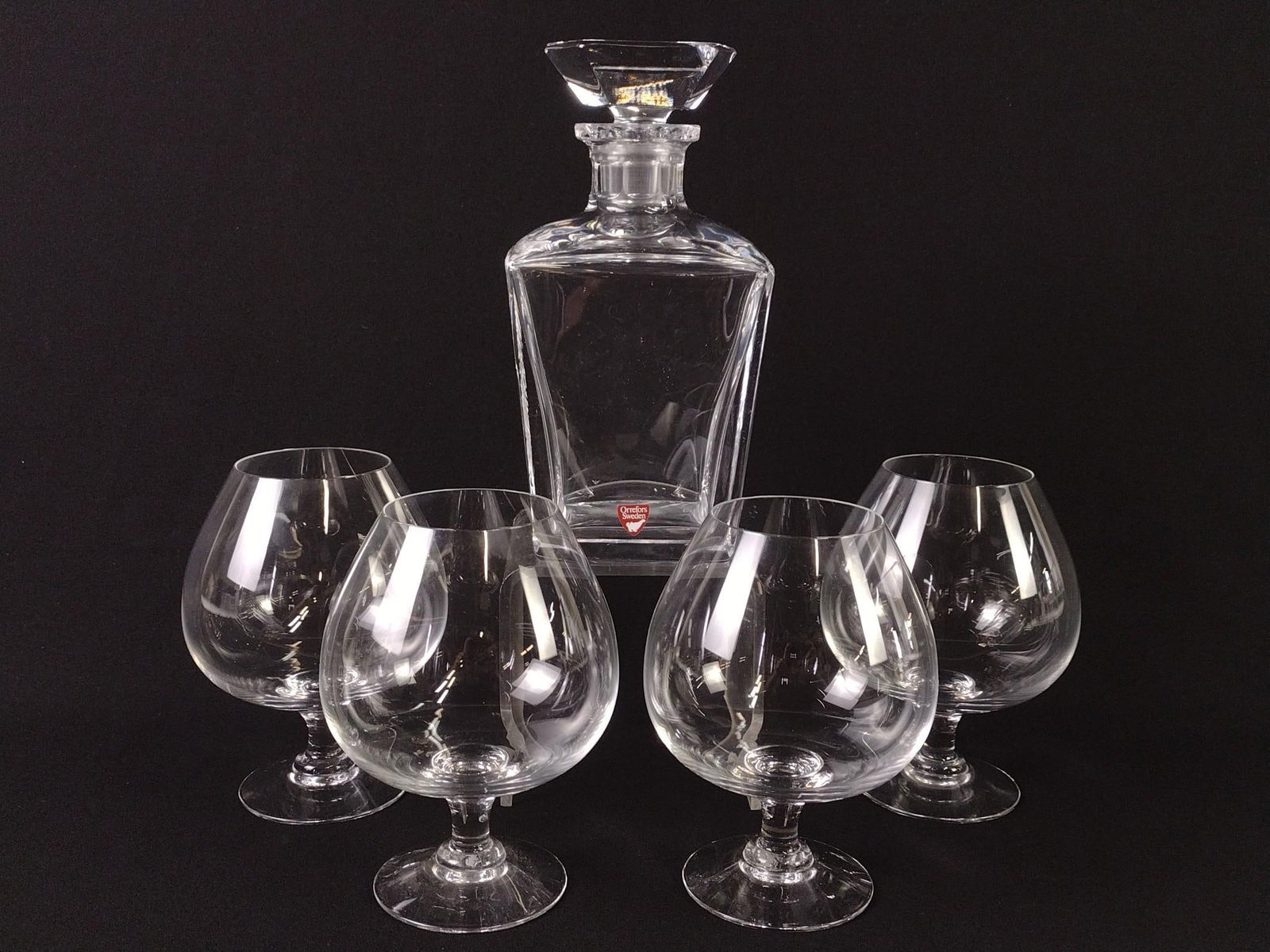 5 Pcs Orrefors Glassware incl Decanter (1 of 5)