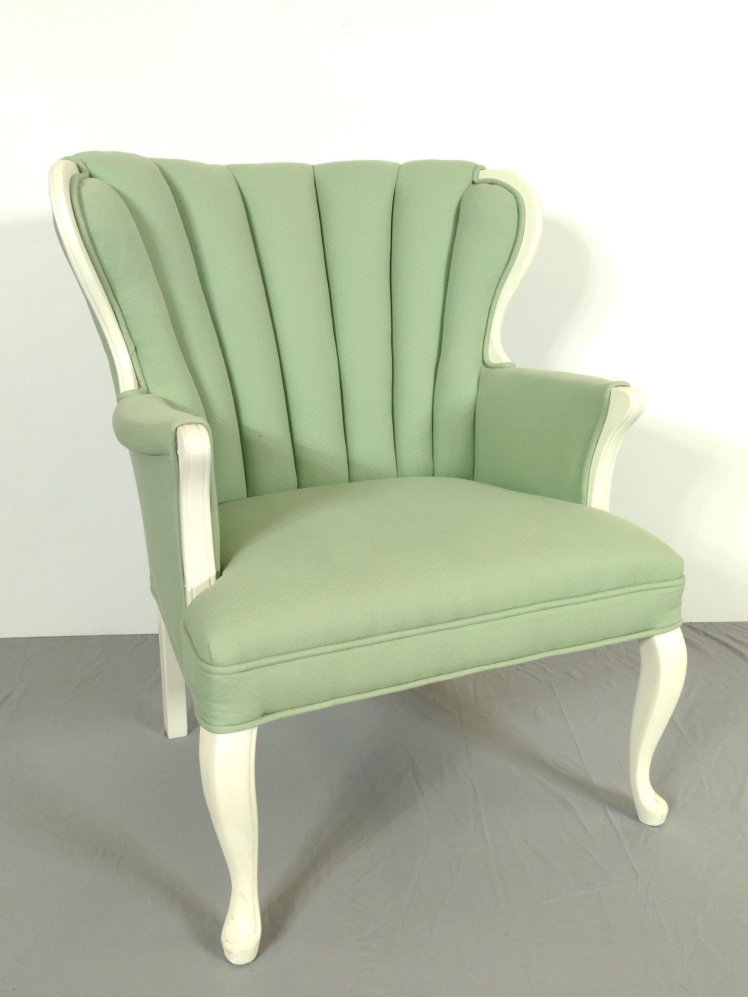 Green Wingback Arm Chair (1 of 5)