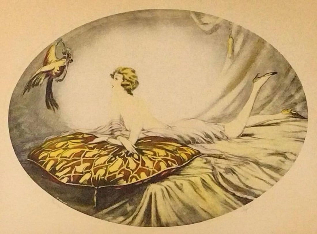 Louis P Szanto "Bonjour" Art Deco Print (1 of 4)