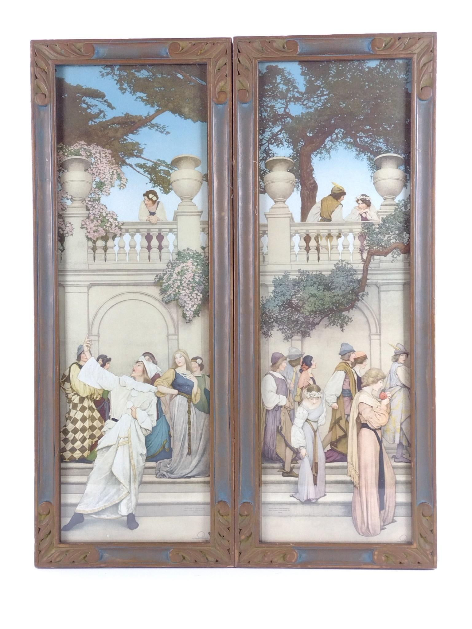 Antique Maxfield Parrish Florentine Fete Prints (1 of 4)