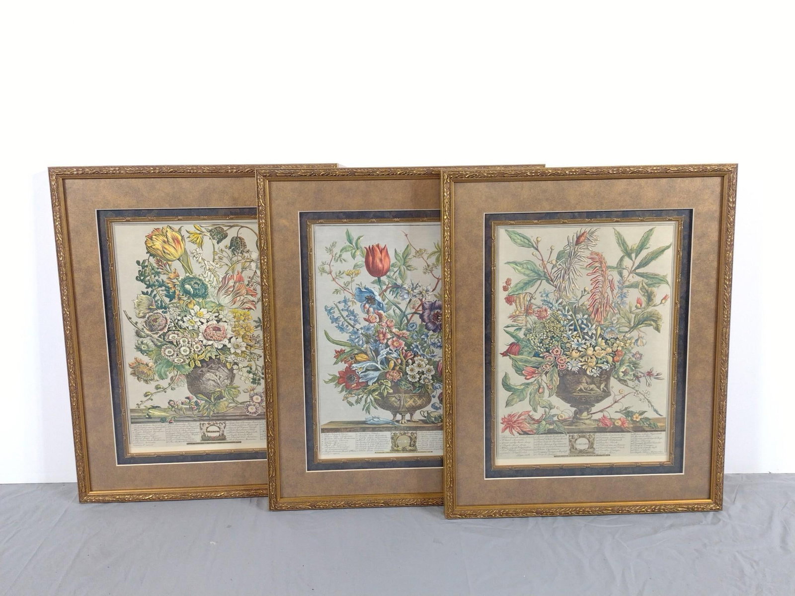 3 Williamsburg Floral Month Prints (1 of 5)