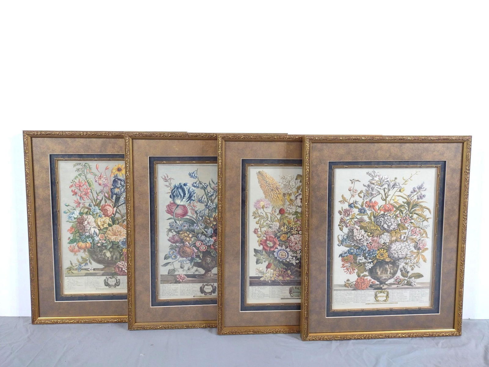4 Williamsburg Floral Month Prints (1 of 6)
