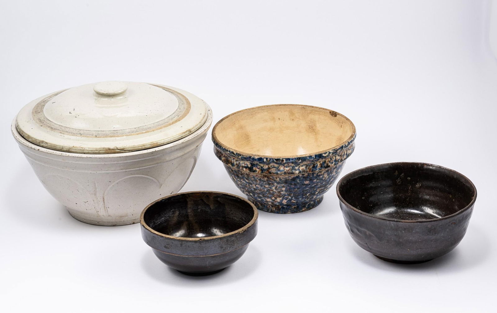 4 Pcs Stoneware incl Bowls (1 of 9)