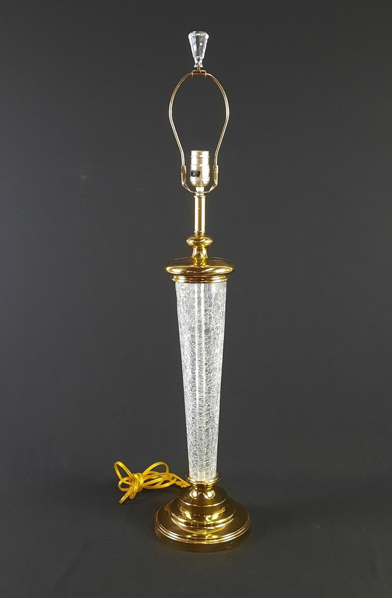 Crackle Glass Table Lamp (1 of 2)