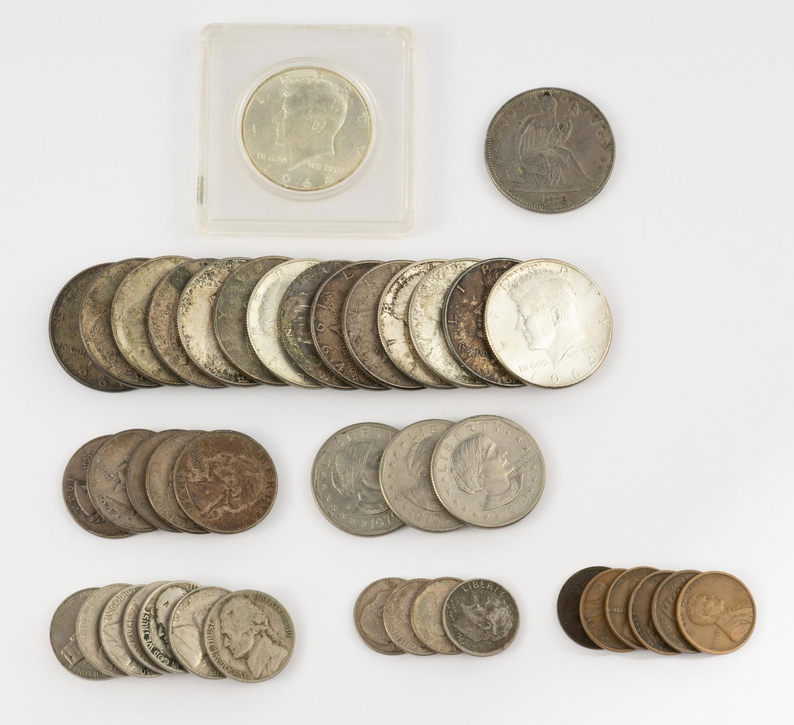 Silver Half Dollars Quarters Dimes (1 of 7)