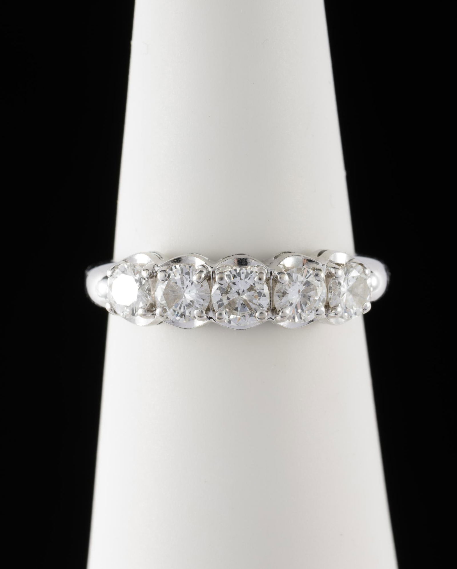 14K White Gold & 1 CTW Diamond Ring (1 of 5)