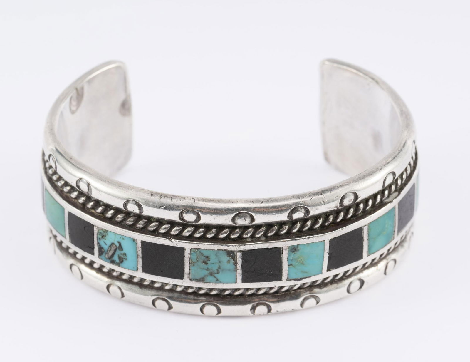 Native American Sterling Silver Cuff Bracelet (1 of 3)