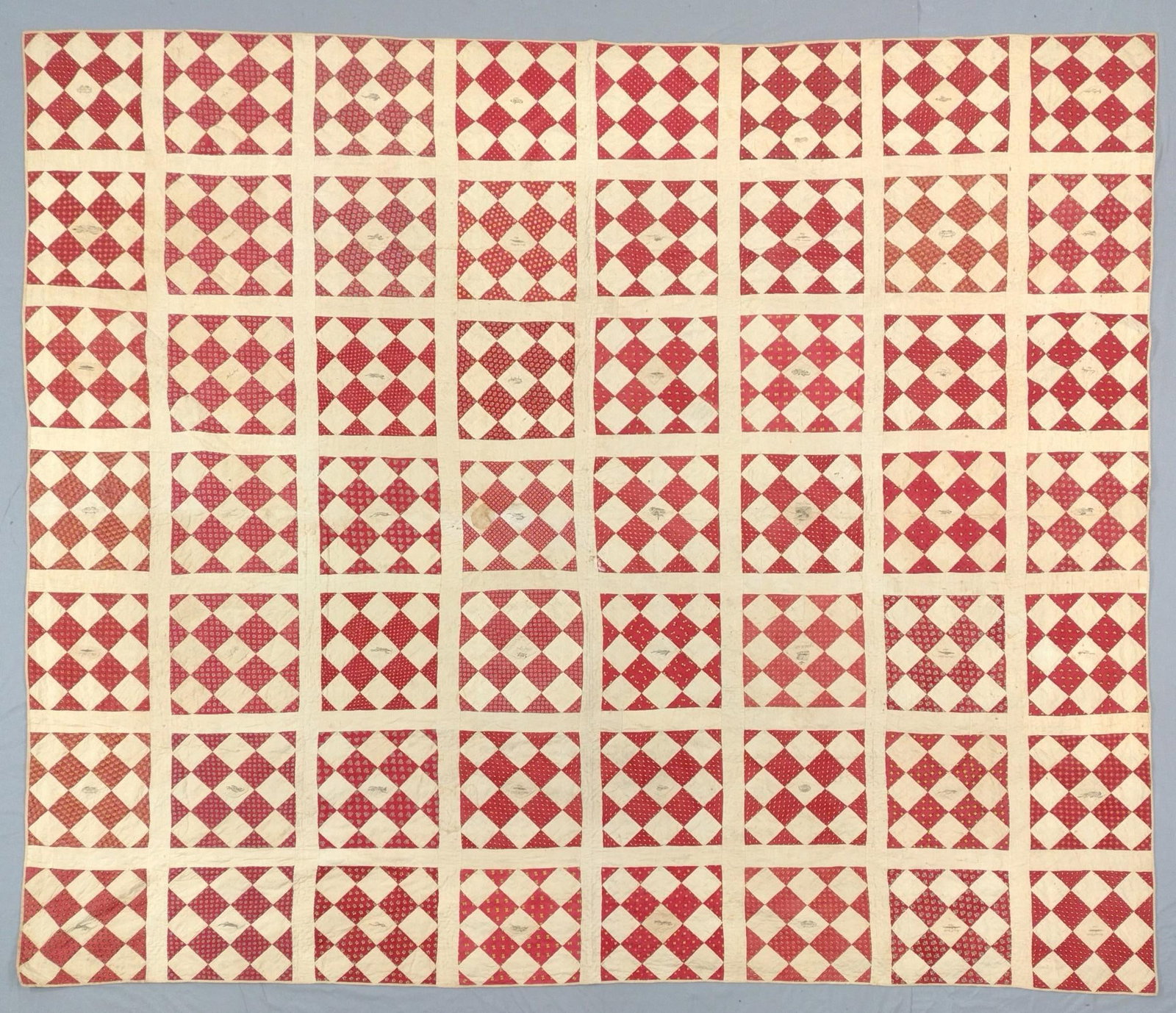 1840s Patchwork Family Tree Quilt (1 of 7)