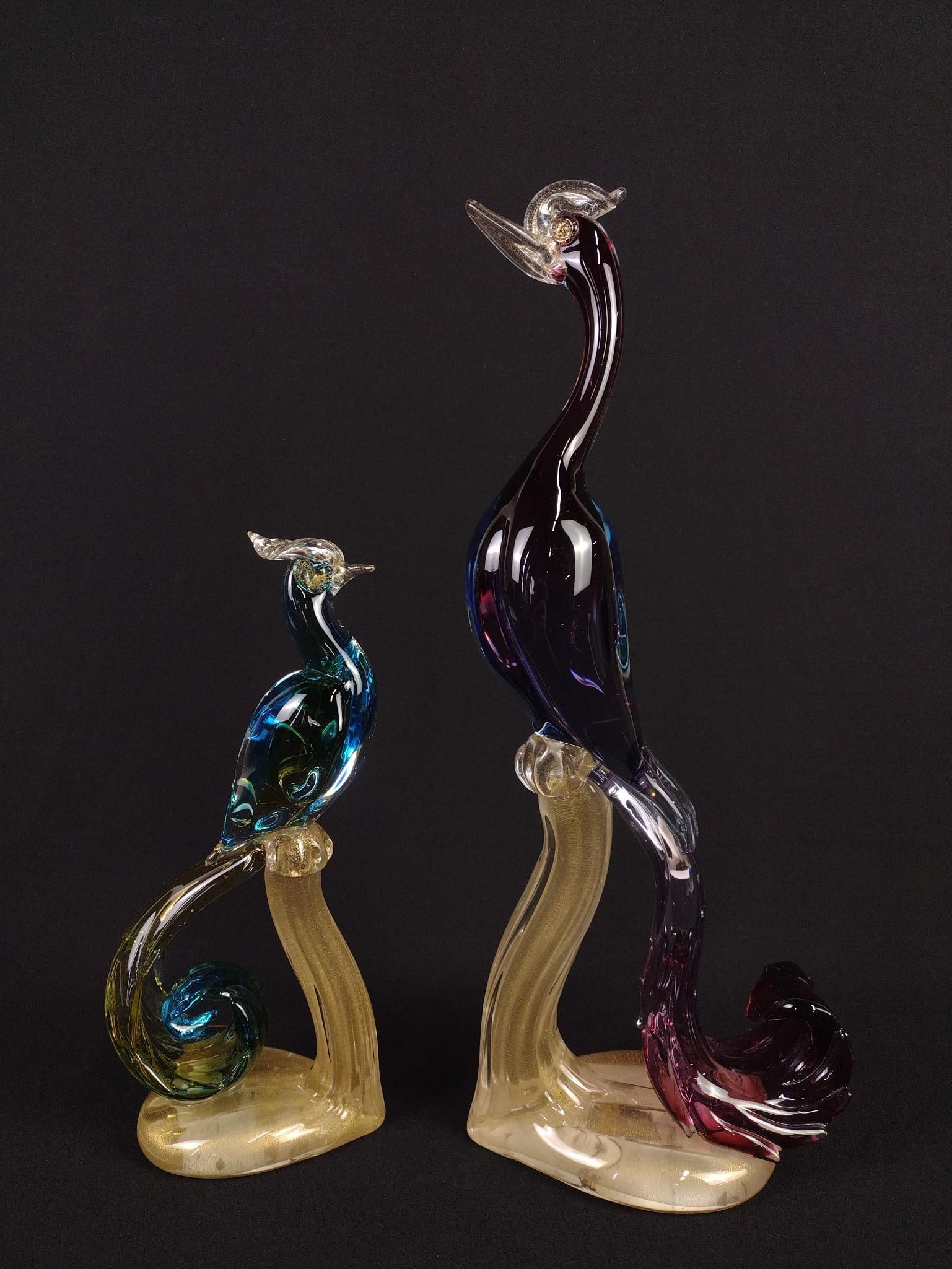 2 Murano Glass Birds (1 of 6)