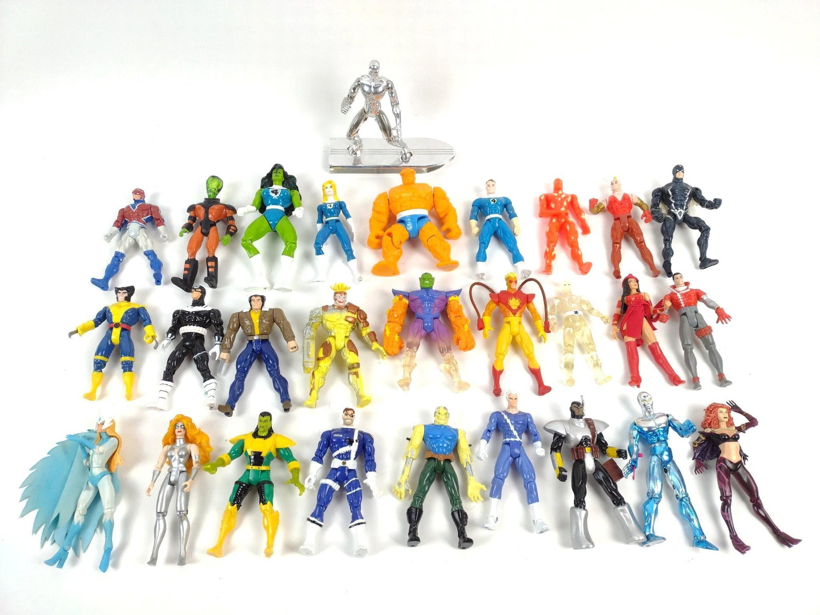 28 Marvel Action Figures Incl Silver Surfer (1 of 5)